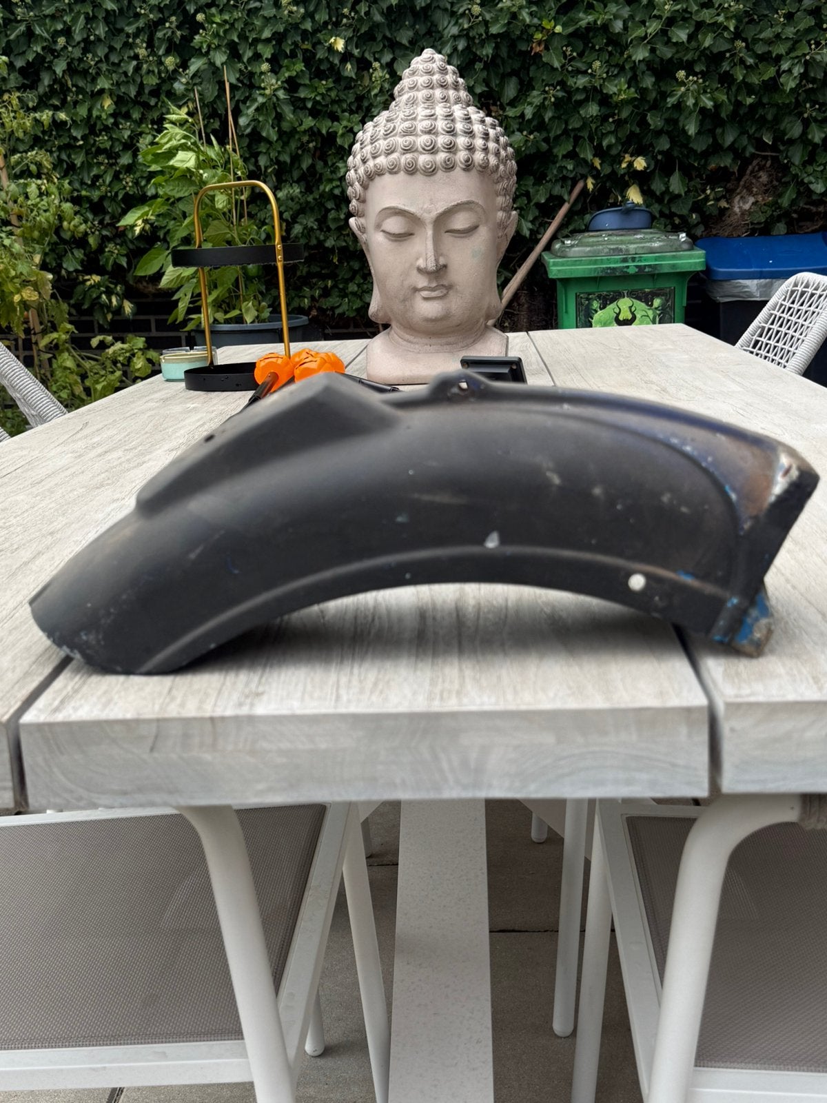 Te koop zundapp 517 achterspatbord met vaste sokkel ., Ophalen of Verzenden, Gebruikt, Overige typen
