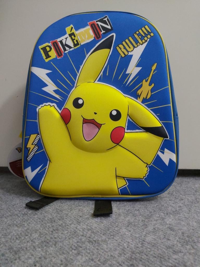 Blauwe Pokémon Pikachu Rugtas - Ideaal voor Fans!, Minder dan 30 cm, Disney of Dora, Nieuw, Ophalen of Verzenden