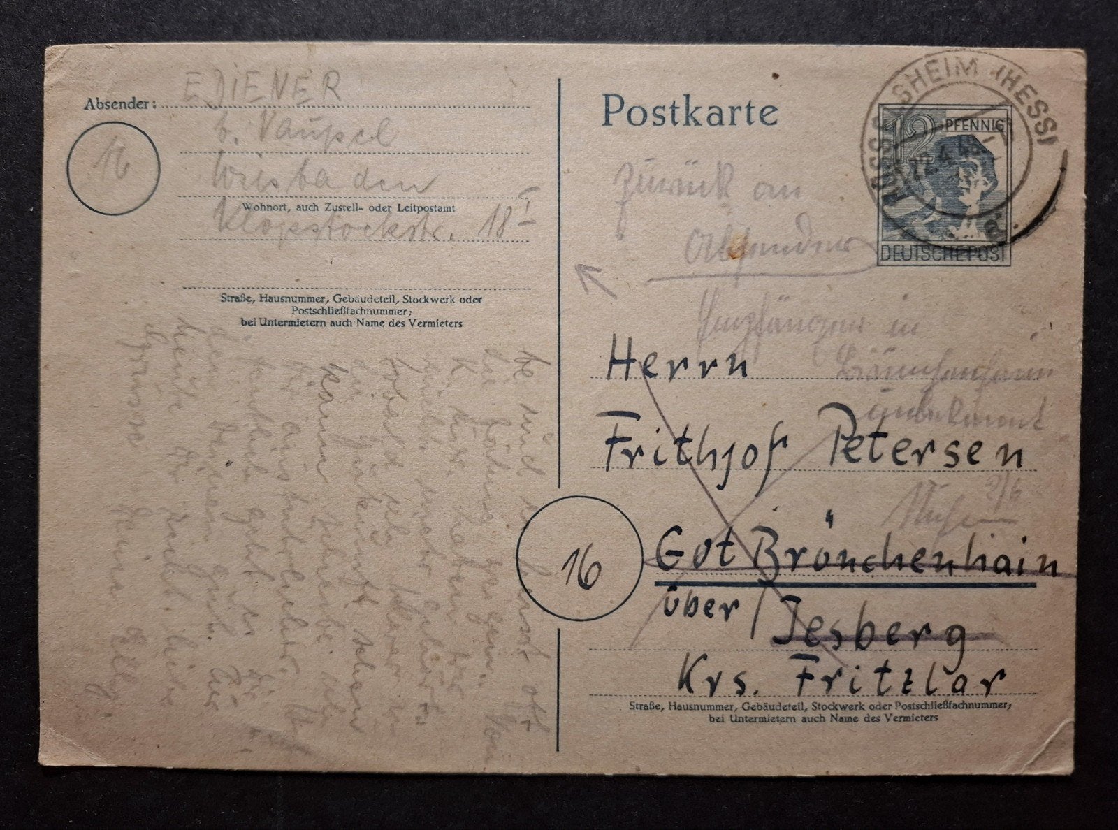 Duitsland kaart, Ophalen of Verzenden, 1990 tot heden