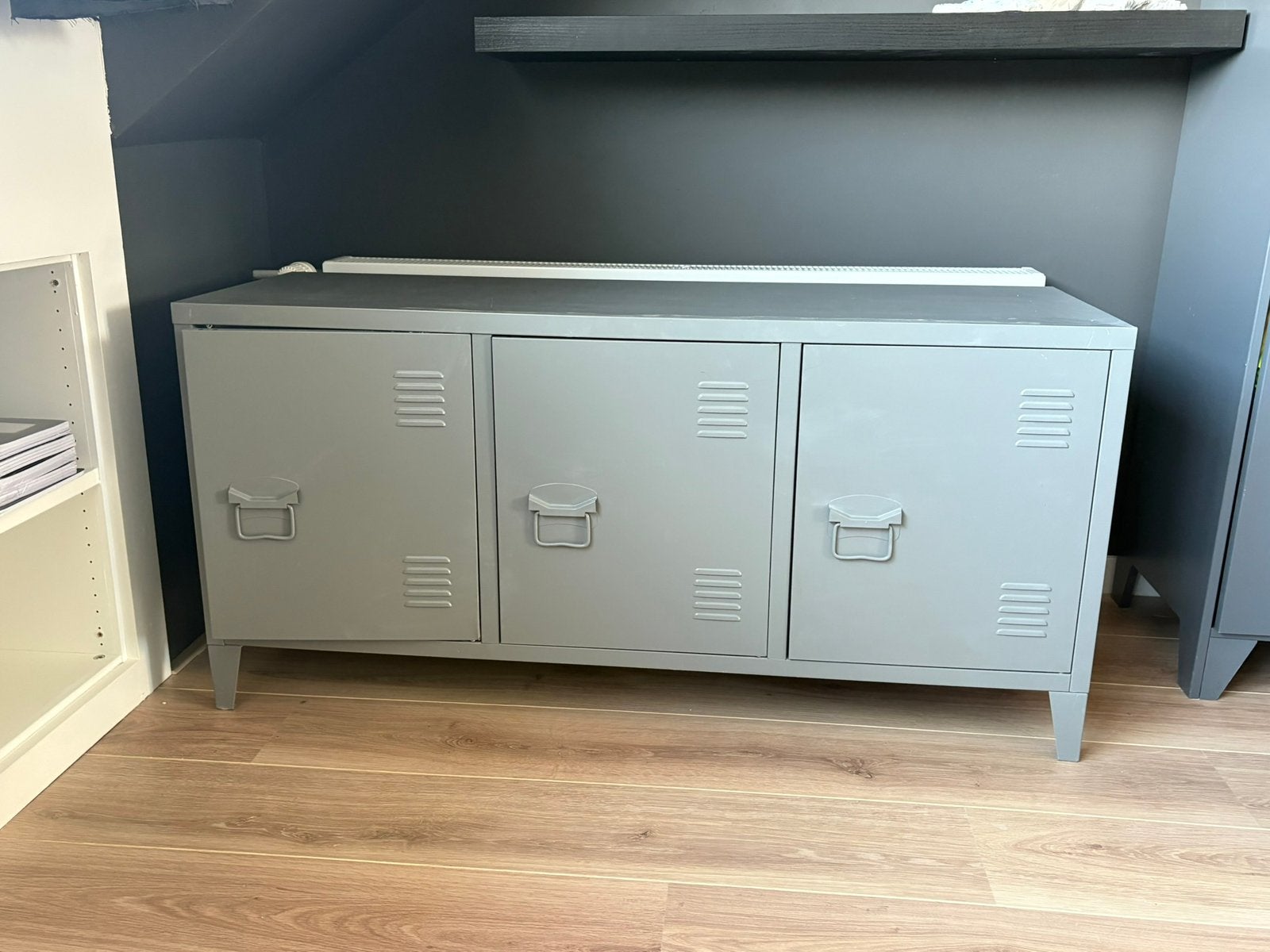 Lockerkast - grijs afmeting 120x58x40, Huis en Inrichting, Kasten | Lockerkasten, Ophalen, Gebruikt