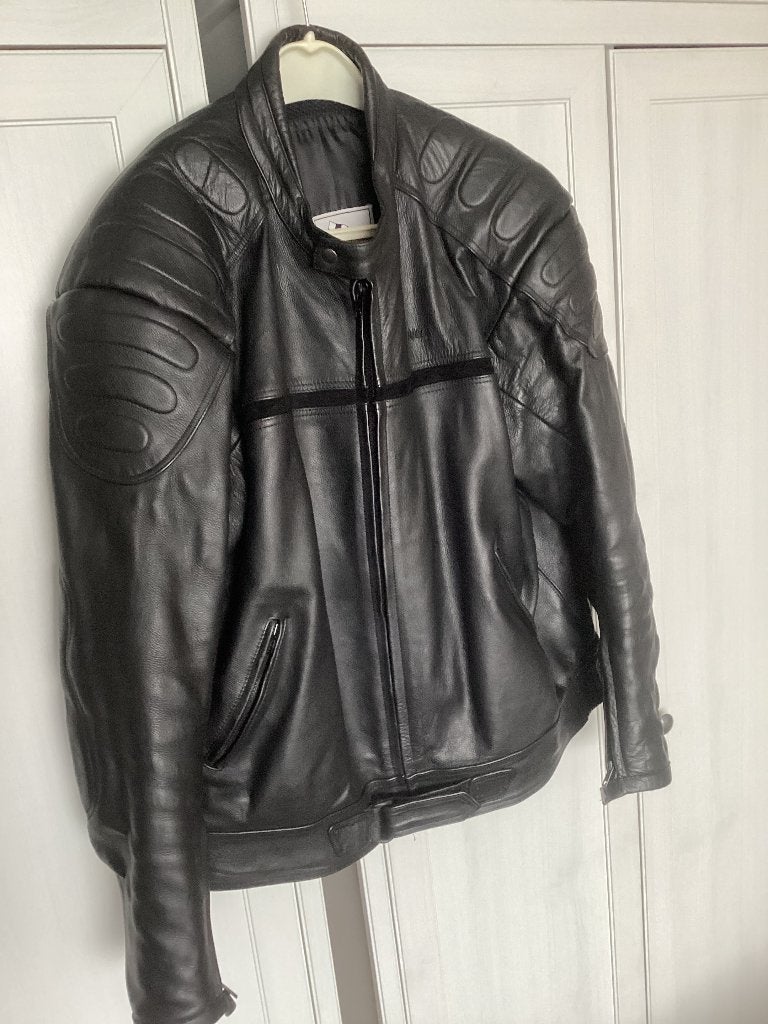 Leren motorjas en motorbroek (CafeRacer, Ophalen, Cafe Racer, Tweedehands, Heren