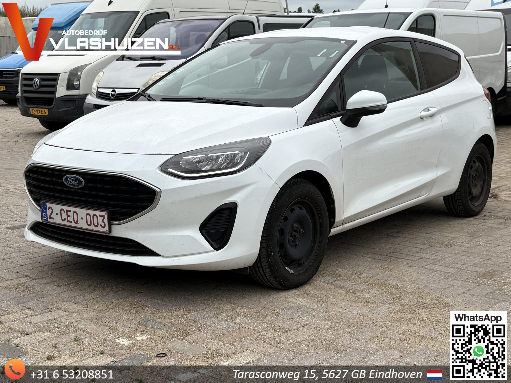 Ford Fiesta 1.0i EcoBoost 70kW ST-Line | € 4.900,- NETTO!, Auto's, Ford, Gebruikt, 580 kg, Wit, Bedrijf