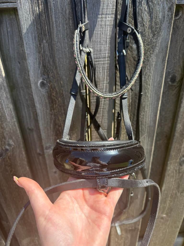 Hoofdstel, Dieren en Toebehoren, Paarden en Pony's | Hoofdstellen en Tuigage, Ophalen of Verzenden, Zo goed als nieuw, Dressuur