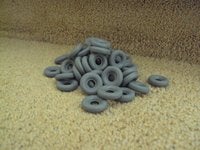 Bandjes Dinky Toys 20mm grijs glad, Verzenden, Nieuw, Bus of Vrachtwagen, Dinky Toys