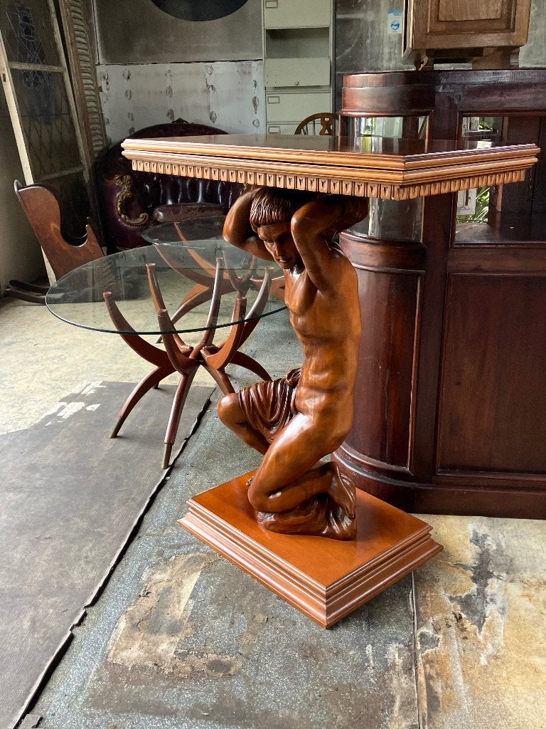 Vintage Italiaanse sculpturale tv tafel, Ophalen