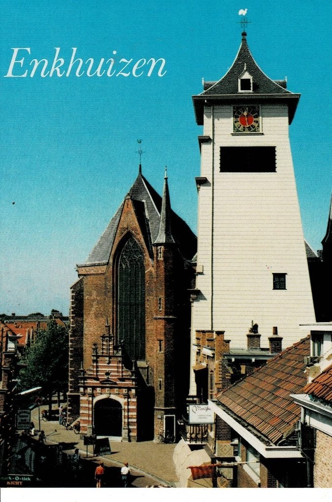 Enkhuizen, Ophalen of Verzenden, 1960 tot 1980, Ongelopen, Noord-Holland