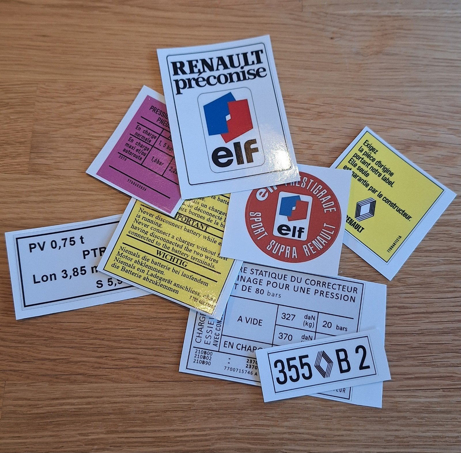 Renault R4 stickerset, Ophalen of Verzenden, Renault