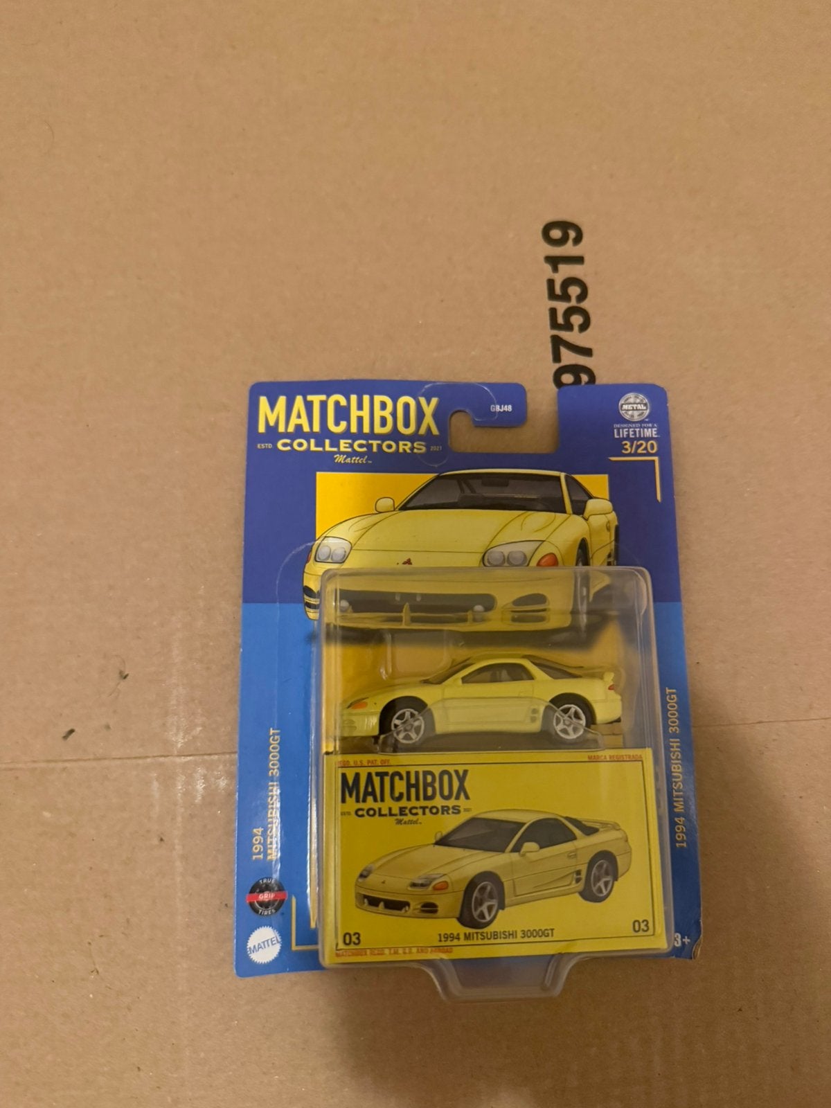 Matchbox Collectors Midsubishi 3000gt 16, Ophalen of Verzenden, Zo goed als nieuw, Auto
