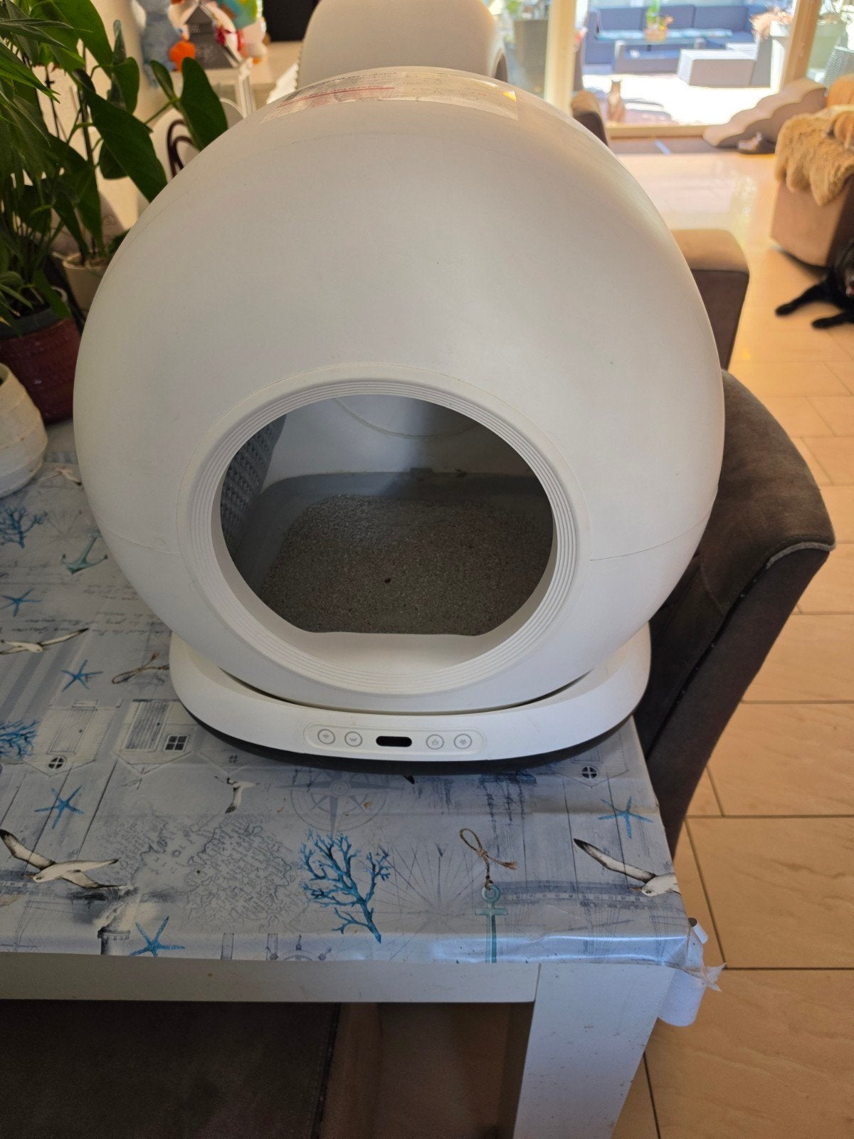 zedar automatische  kattenbak, Dieren en Toebehoren, Kattenbakken, Ophalen of Verzenden, Zo goed als nieuw