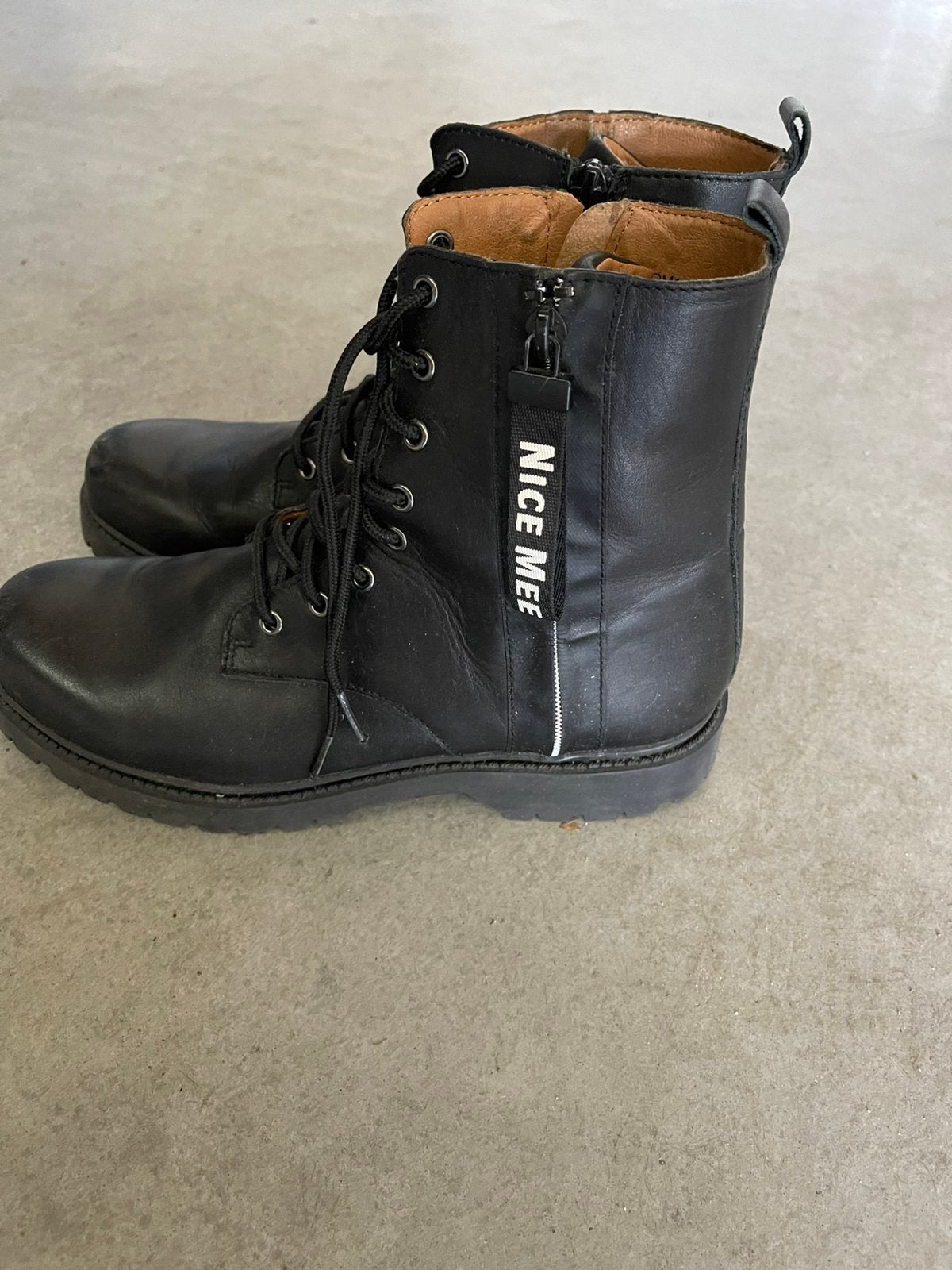 NICE MEE laarzen / Boots maat 40, Ophalen, Zo goed als nieuw, Zwart, Hoge laarzen