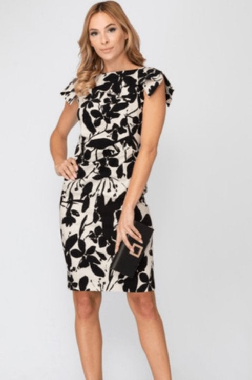 Joseph Ribkoff elegante stretch jurk mt 42 valt mt 40, Kleding | Dames, Jurken, Maat 38/40 (M), Overige kleuren, Verzenden, .
