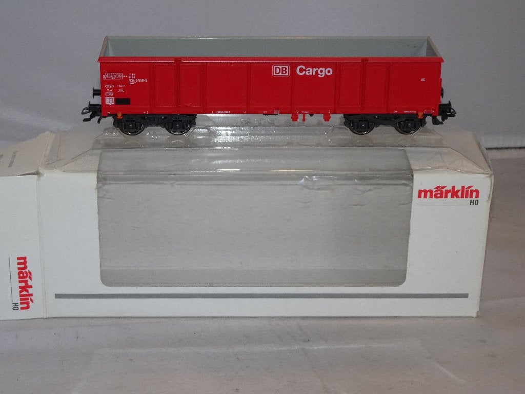 Marklin uit set 29645 hogeboordwagon DB-CARGO in VVP (#961), Wisselstroom, Wagon, Ophalen of Verzenden, Zo goed als nieuw