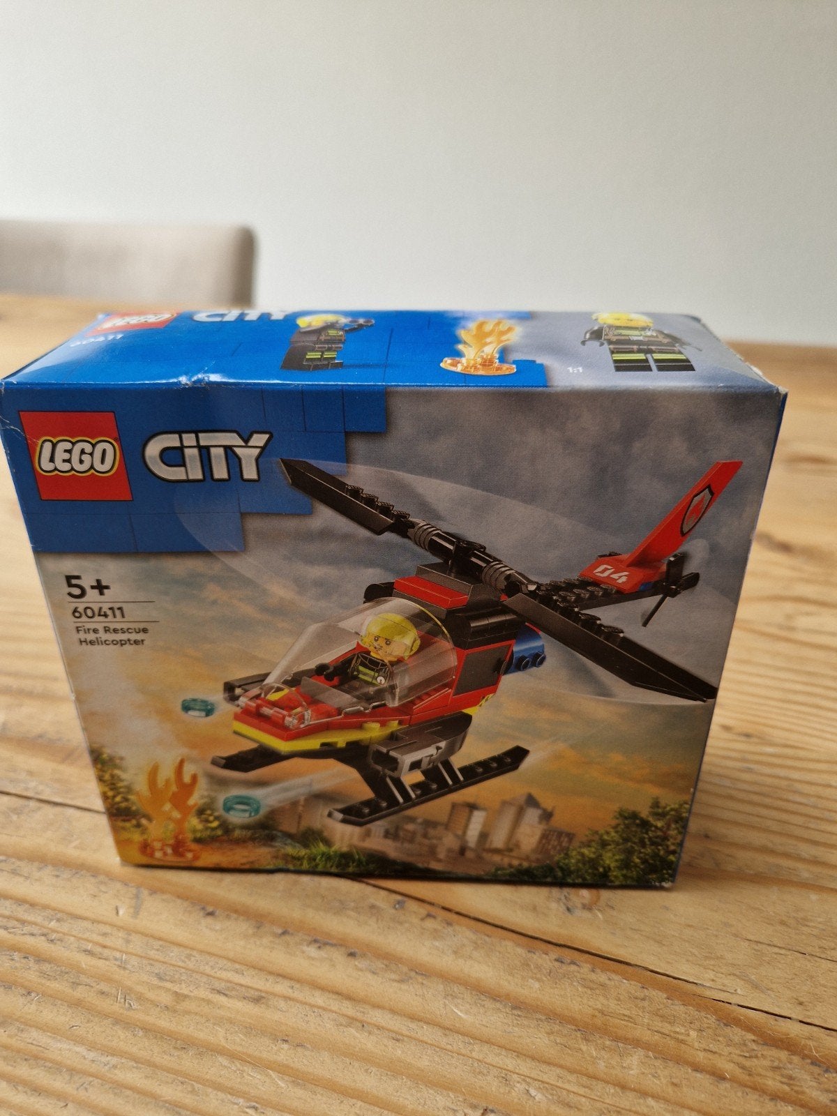 LEGO City 60411 Brandweer Helikopter 5+ (Nieuw in doos), Ophalen, City, Lego, Nieuw