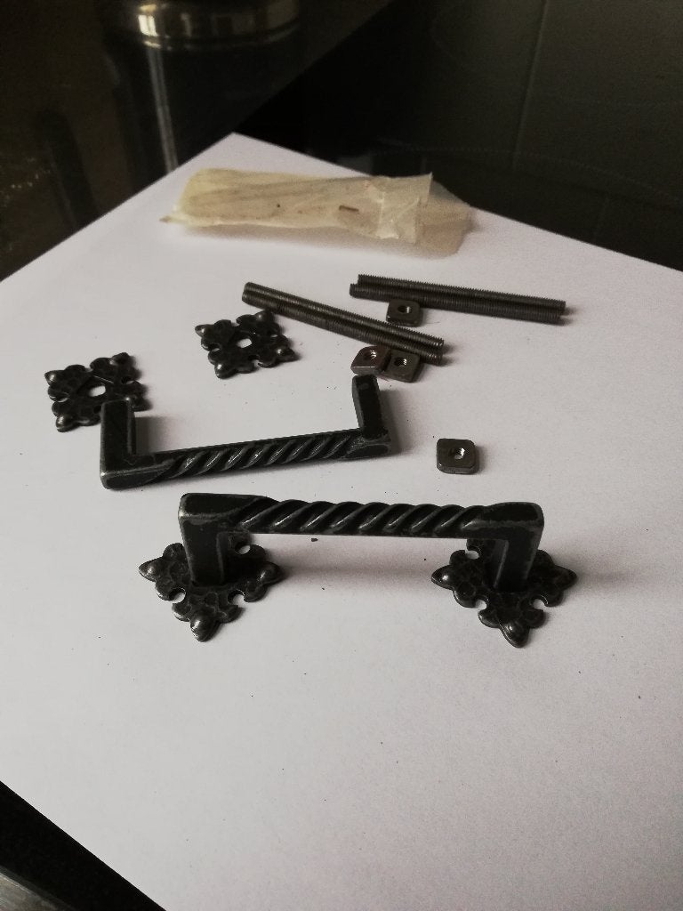 30 st zwart metalen keukengreepjes, kastgreepjes 9 cm, Huis en Inrichting, Keuken | Keukenelementen, Ophalen, Minder dan 50 cm