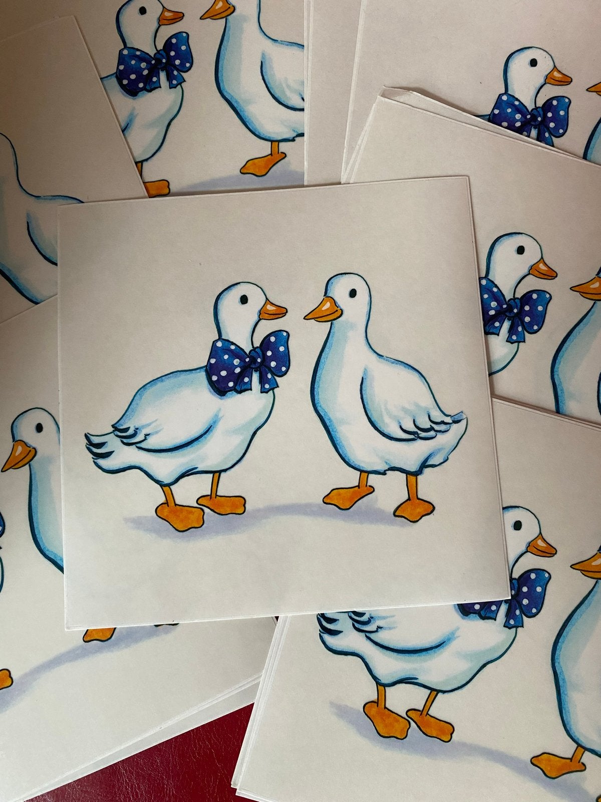 30 tegelstickers Ganzen voor  keuken kinderkamer  nieuw, 15 cm, Meerkleurig, Ophalen of Verzenden, 15 cm