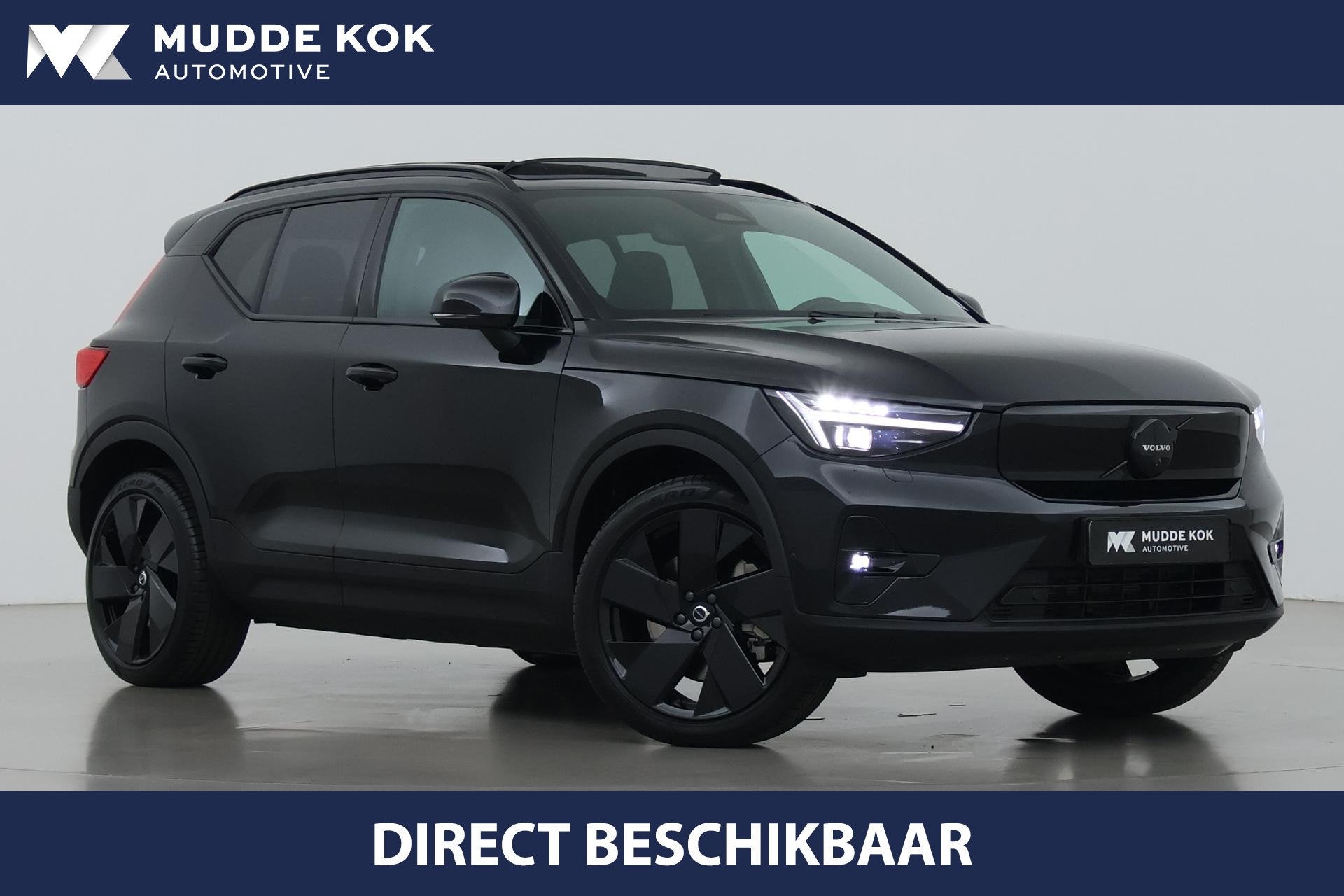 Volvo EX40 Twin Motor Plus Black Edition 82 kWh | ACC | Pano, Auto's, Volvo, Automaat, Stof, Gebruikt, 82 kWh