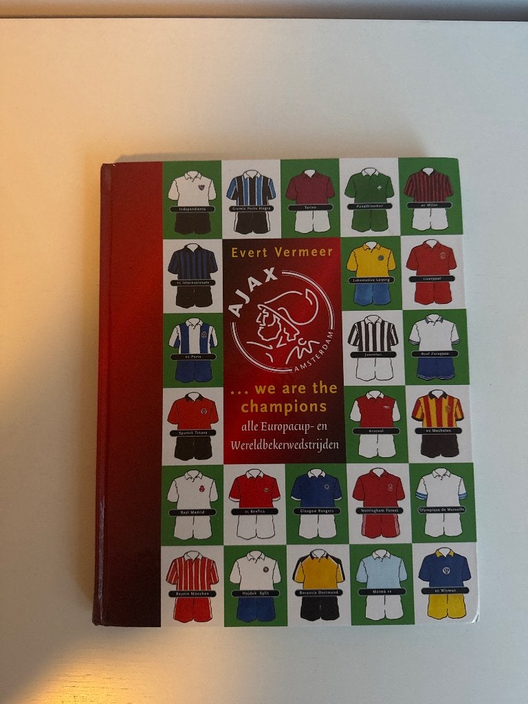 Ajax we are the champions boek, Boeken, Ophalen of Verzenden, Balsport, Evert Vermeer, Gelezen