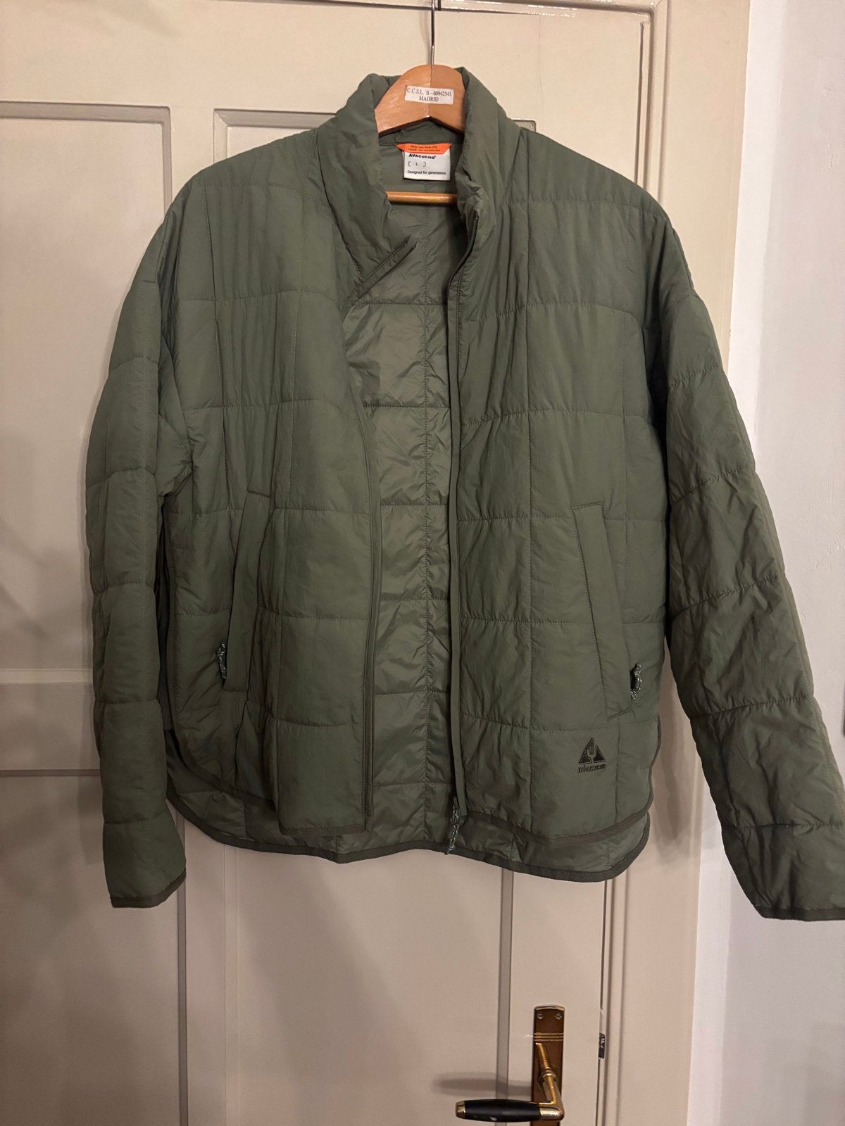 Ayacucho gewatteerde jas - Maat L, Kleding | Dames, Ophalen of Verzenden, Zo goed als nieuw, Maat 42/44 (L), Groen