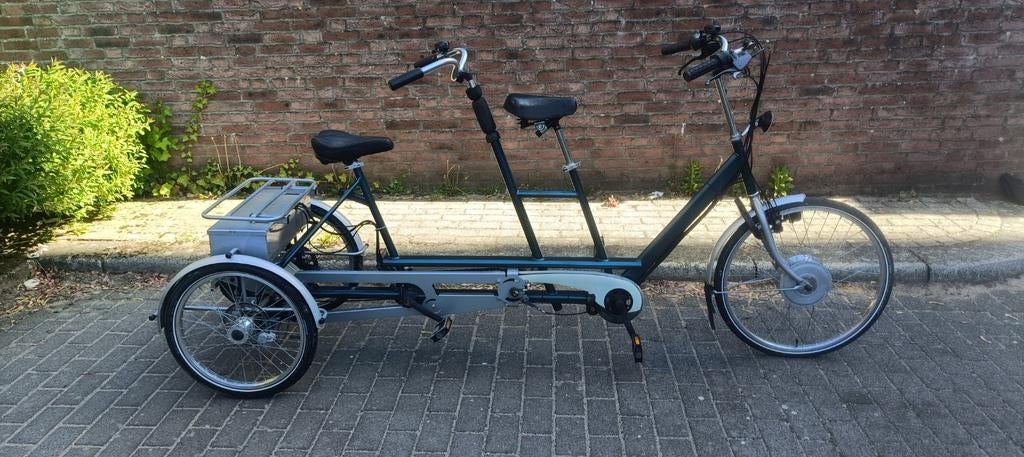 Van Raam driewiel tandem - niet elektrisch, z.g.a.n. banden, Fietsen en Brommers, Fietsen | Tandems, Ophalen, Gebruikt, Minder dan 49 cm