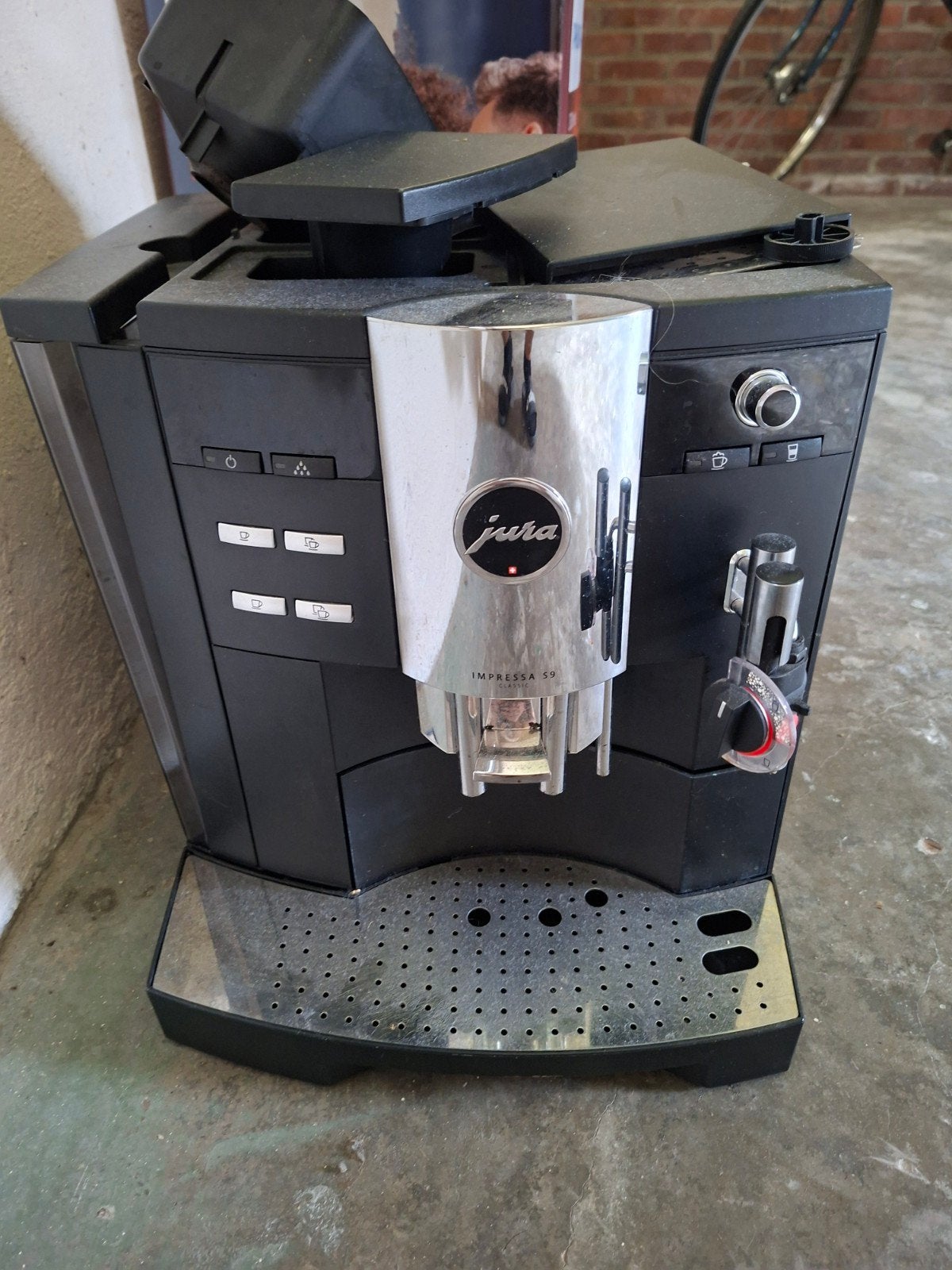 Jura Impressa S9 Koffiemachine - Defect, Witgoed en Apparatuur, Koffiezetapparaten, Ophalen, 10 kopjes of meer, Koffiemachine