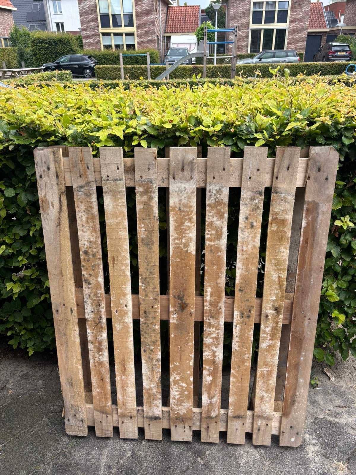 Pallet gratis af te halen, Tuin en Terras, Ophalen, 1 tot 2 meter, Minder dan 3 meter, Zo goed als nieuw