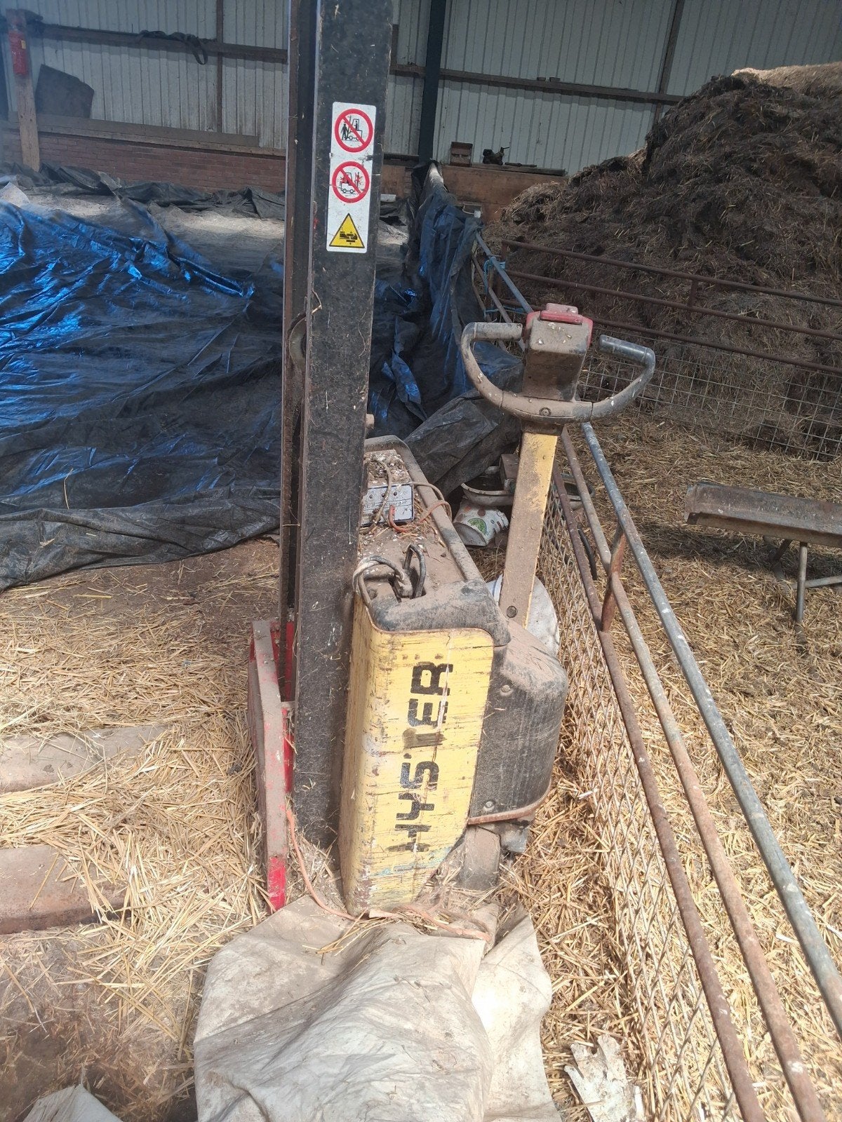 Elektrische pallet drager, Ophalen, Gebruikt, Elektrisch