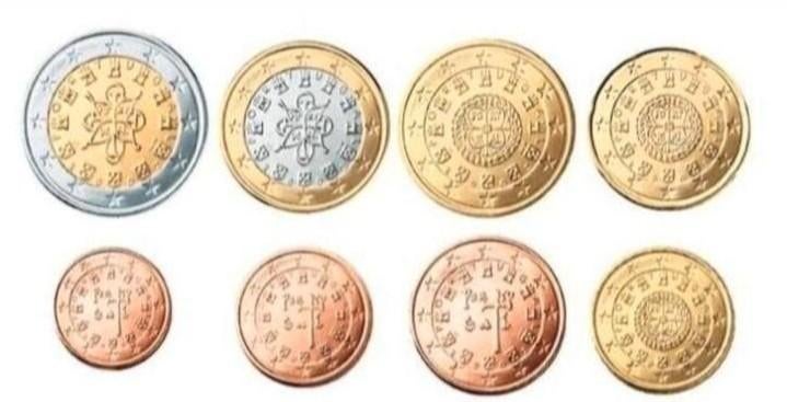 Portugal Losse Munten(1cent t/m 2euro)(2002 t/m 2018)UNC+BU, Verzenden, Portugal, Losse munt