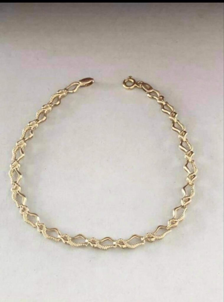 14 karaat gouden armband gemerkt 585, Ophalen of Verzenden, Nieuw, Goud, Goud