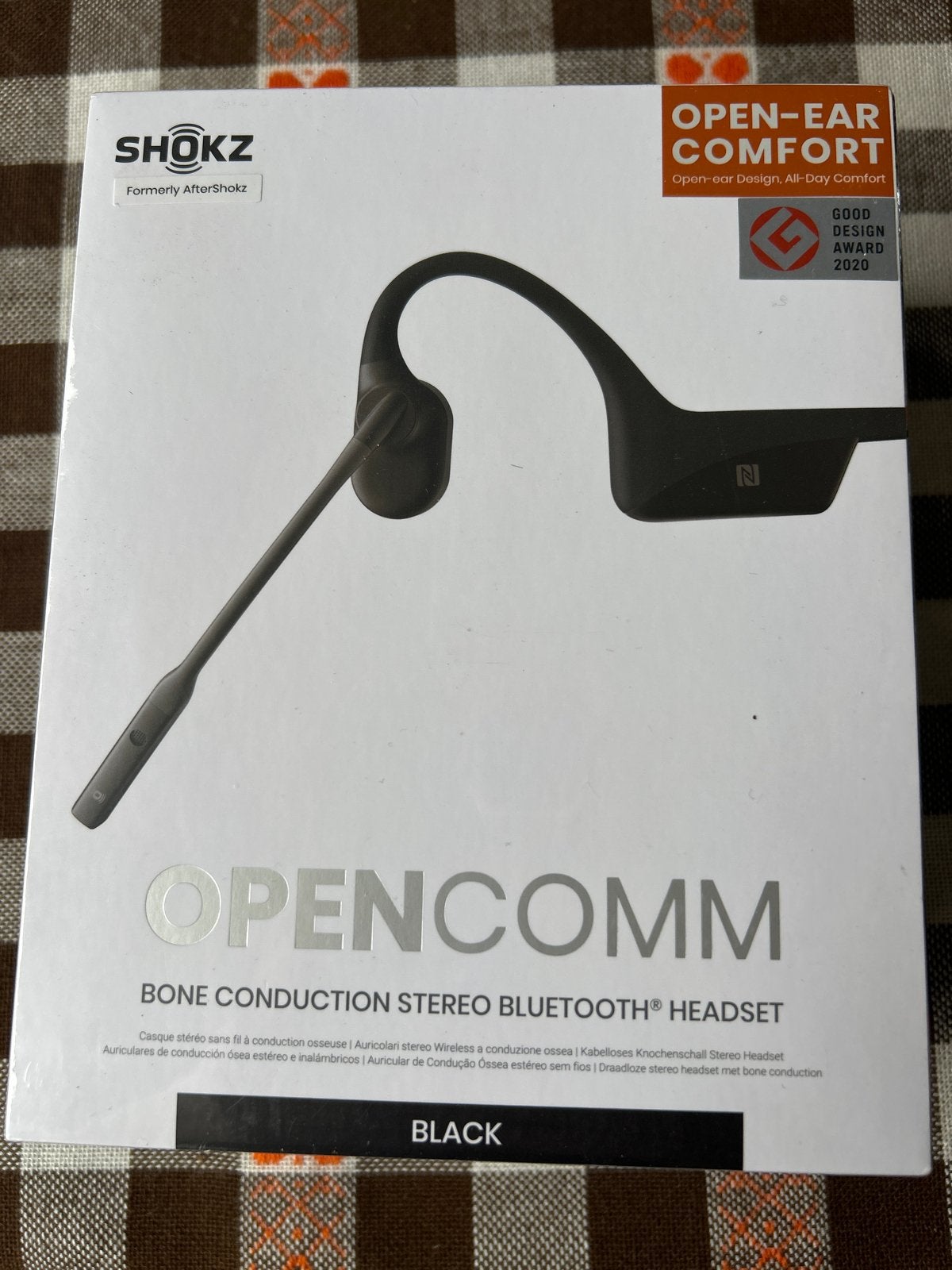 Shokz OpenComm Bone Conduction Stereo Bluetooth Headset, Bluetooth, Bone conduction, Nieuw, Ophalen of Verzenden