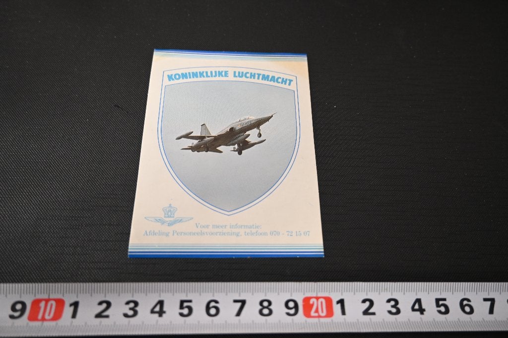 sticker Leger Koninklijke Luchtmacht LL1968, Verzamelen, Stickers, Ophalen of Verzenden, Zo goed als nieuw