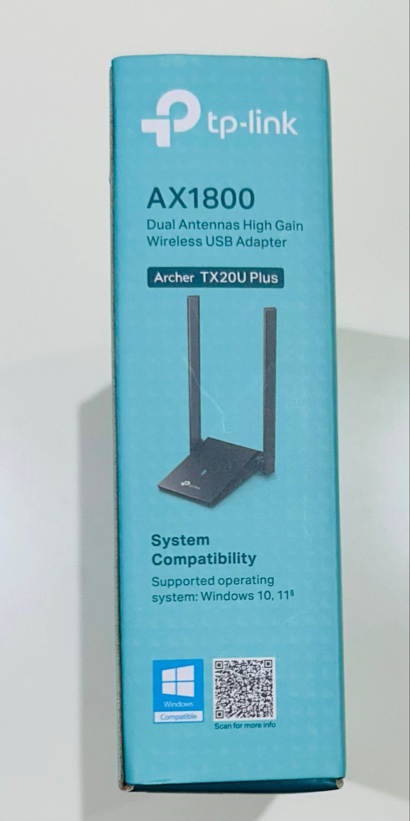 TP-Link AX1800 Dual Antennas High Gain Wireless USB Adapter, Ophalen of Verzenden, Zo goed als nieuw
