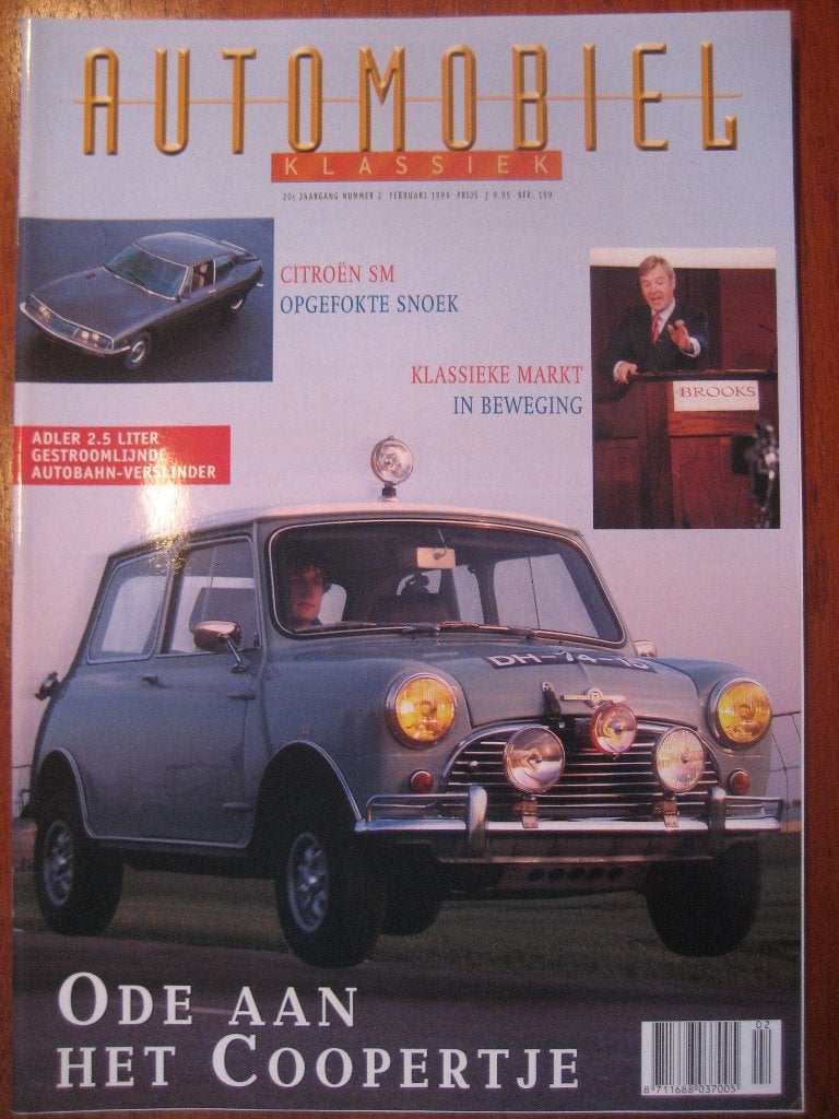 Automobiel 2 1999 Citroën SM, 40 jr Mini, Adler 2.5, Simca 8, Ophalen of Verzenden, Nieuw, Citroën