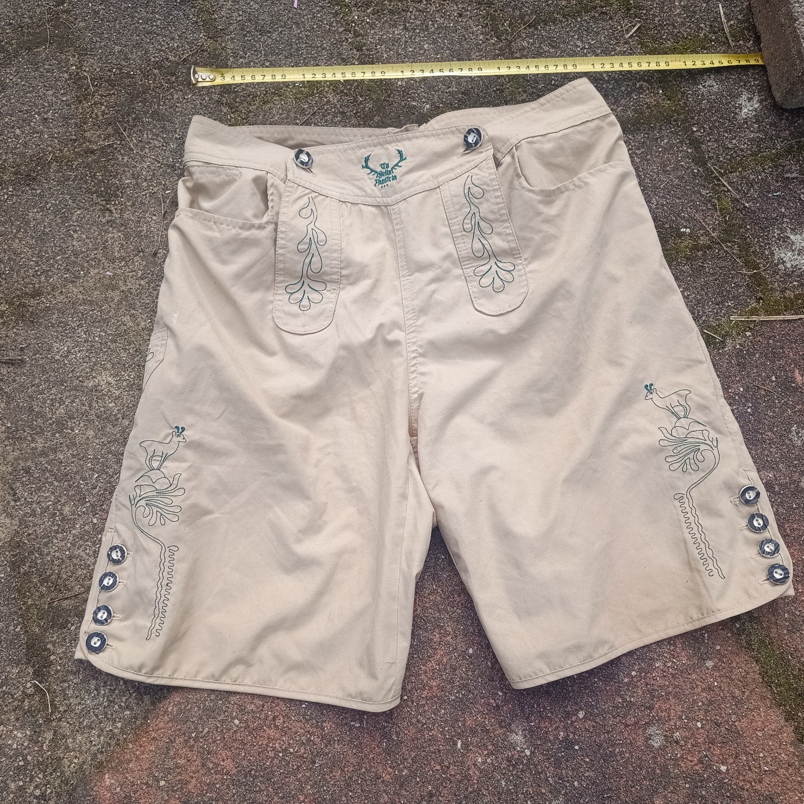 Tufelix Austria XL 52 54 lederhose textiel Oktoberfest, Maat 52/54 (L), Tu Felix Austria, Ophalen of Verzenden, Overige thema's
