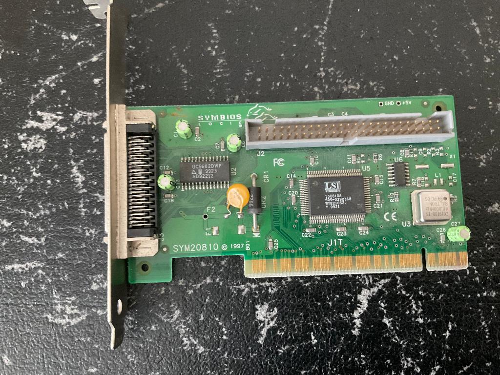 Symbios Logic SYM 20810 SCSI Adapter PCI kaart, Ophalen, Gebruikt, Onbekend