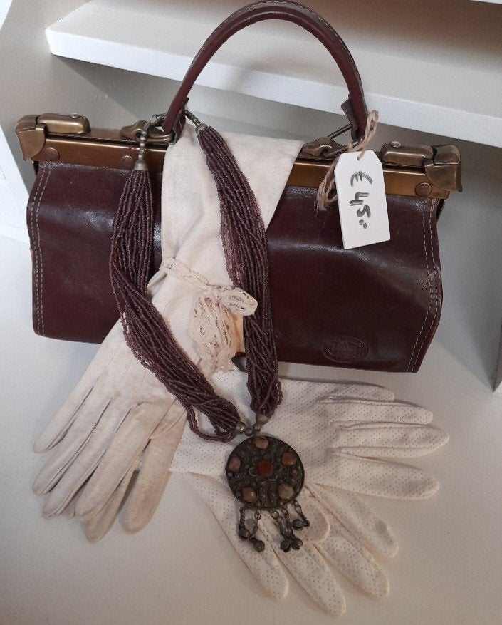 Antieke tas in een nette staat, Ophalen of Verzenden