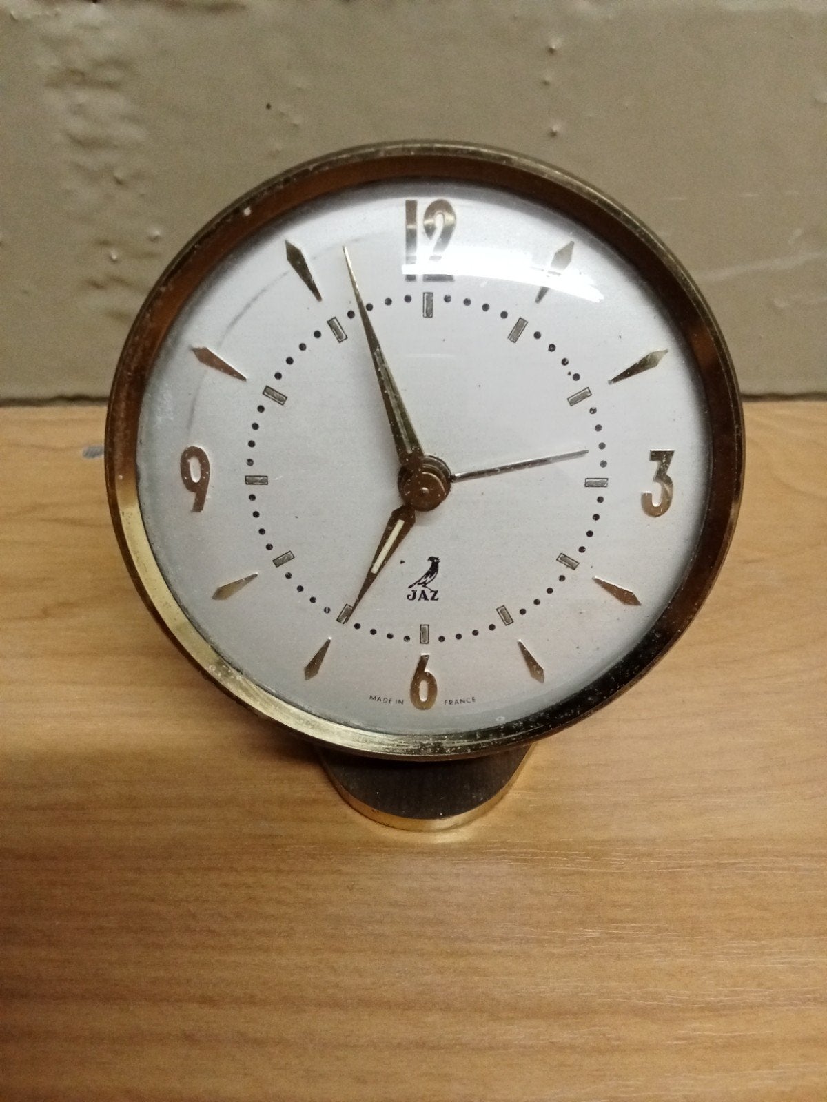 Vintage Jaz wekker - Made in France, Ophalen of Verzenden