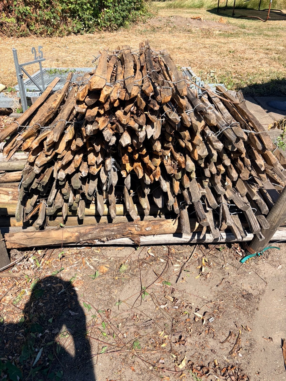 Kastanje hekwerk, Ophalen, Hout, Tuinhek