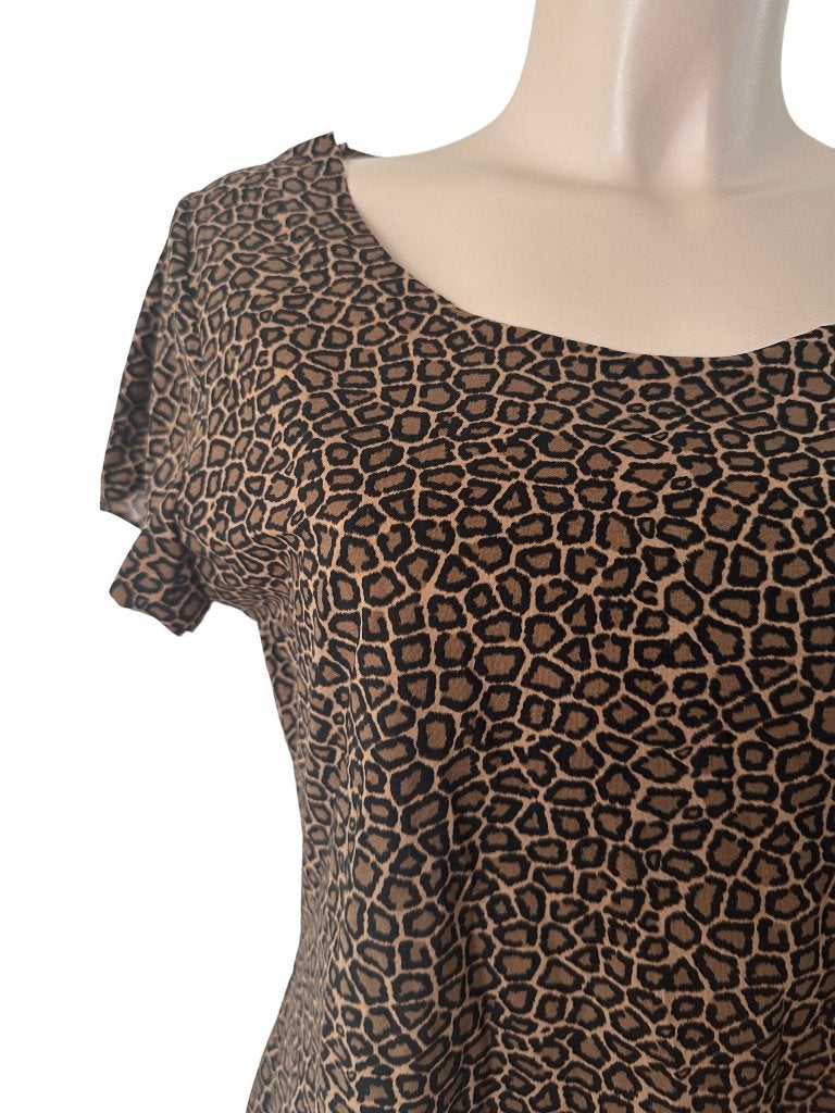 Jane Lushka shirt L, Kleding | Dames, Maat 38/40 (M), Bruin, Ophalen of Verzenden, Zo goed als nieuw