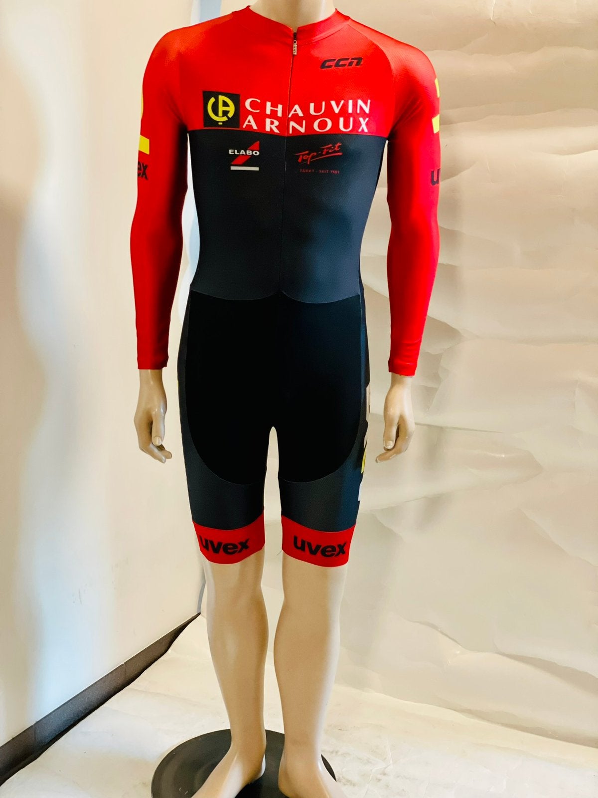 Skeelerkleding skeelerpak snelpak speedsuit maat L lycra, Ophalen of Verzenden, Nieuw
