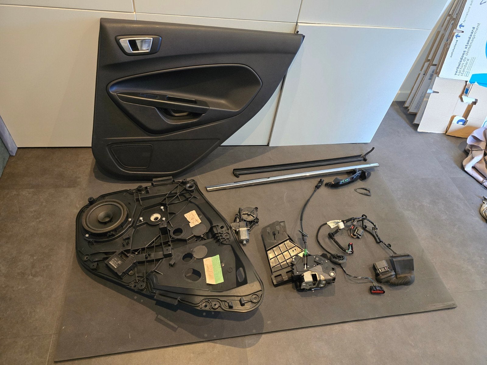 Ford Fiesta MK 6 /MK VI (JA8) (2012-2016) Rechter Achterdeur, Auto-onderdelen, Carrosserie en Plaatwerk, Gebruikt, Deur, Achter