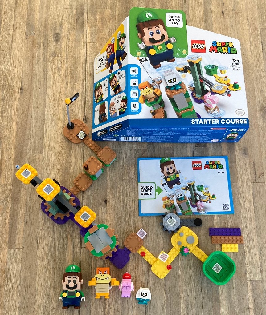 LEGO 71387: Luigi Starter Set (Lego Mario), Ophalen, Inclusief instructies, Gebruikt, Overige thema's