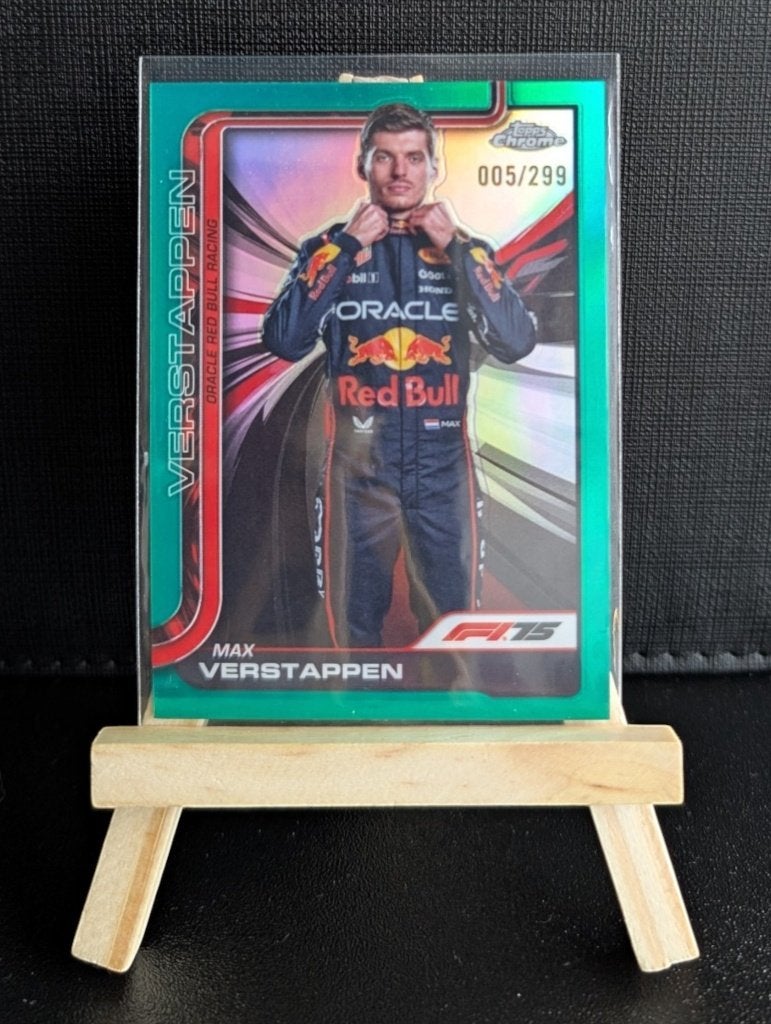 2025 Topps Chrome f1 Max verstappen  Portrait /299, Ophalen of Verzenden, Nieuw, Plaatje