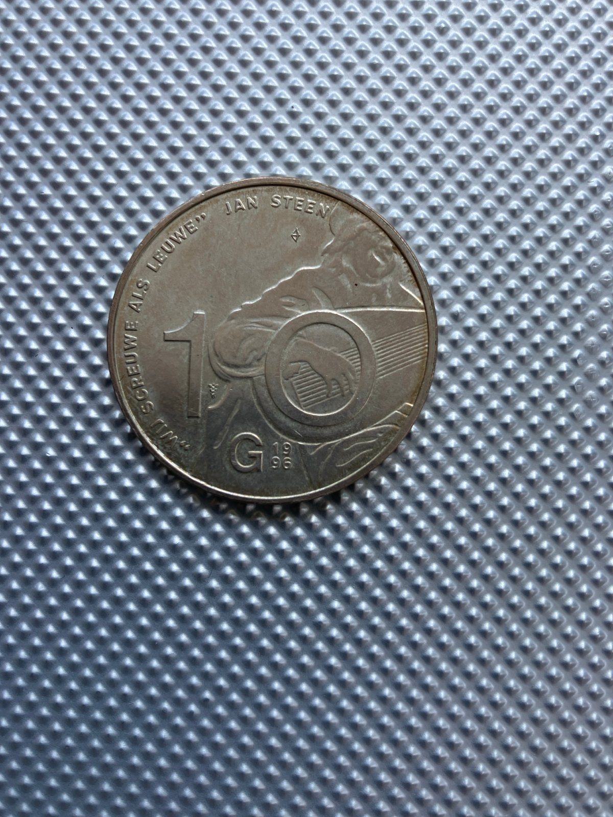 10 Gulden Jan Steen munt 1996 Koningin Beatrix, Koningin Beatrix, Zilver, Ophalen of Verzenden, Losse munt