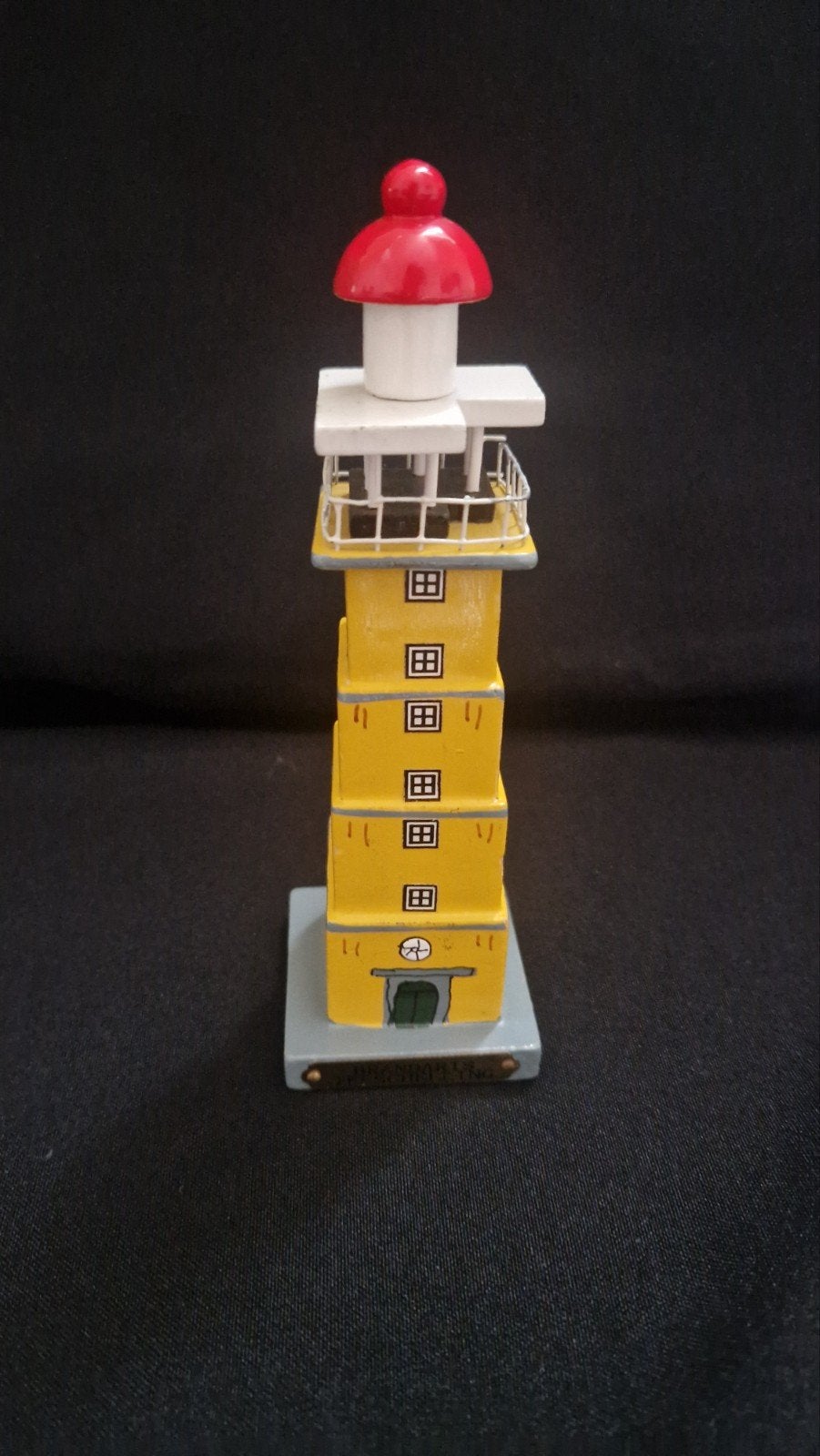 vuurtoren Terschelling collecties, Antiek en Kunst, Ophalen, Houtsnijwerk, 20 - 50 cm, Geel