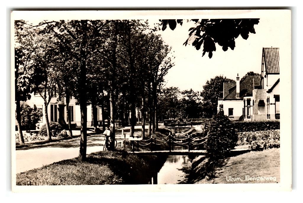 Ulrum, Elensterweg, Verzenden, 1940 tot 1960, Gelopen, Groningen