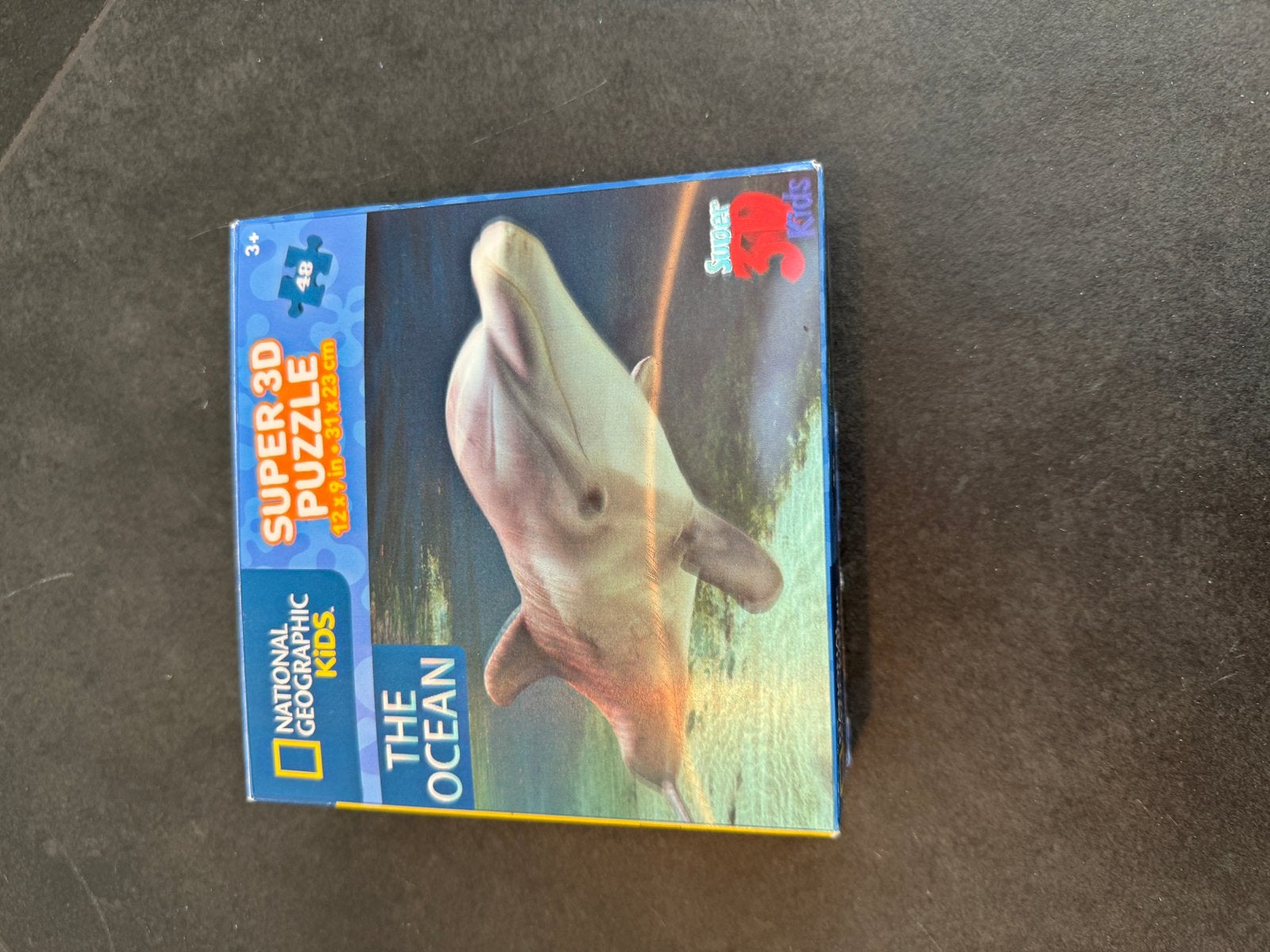 dolfijnen puzzel  (national geographic kids) 48 stukjes, Ophalen of Verzenden, 10 tot 50 stukjes, Zo goed als nieuw, 4 tot 6 jaar