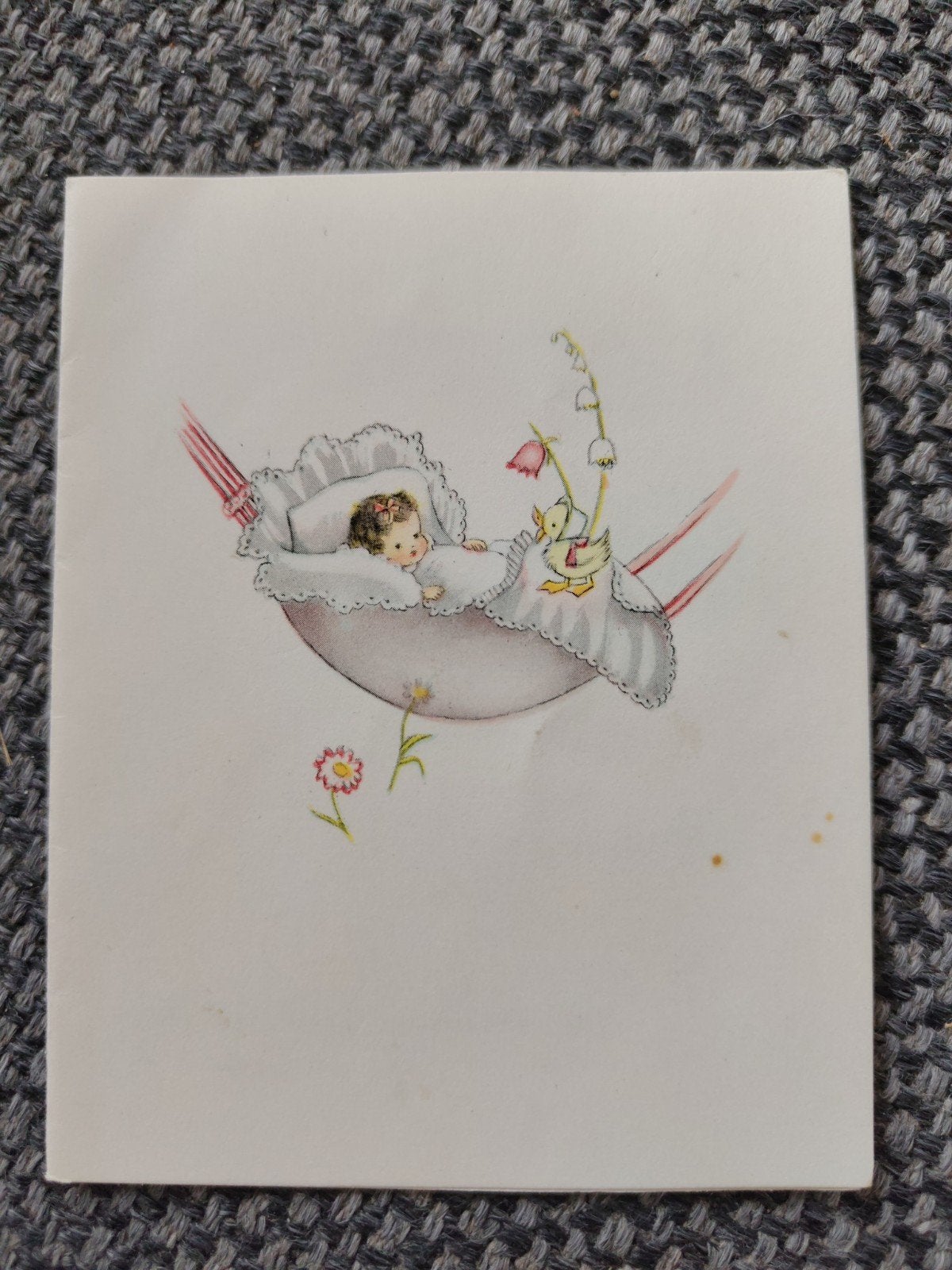 Anja te Velsen-Noord, Ophalen of Verzenden, Voor 1970, Geboortekaartje