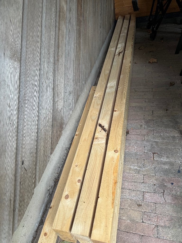 Vuren geschaafd 69X194X3000MM FSC MIX 70%, Ophalen, Zo goed als nieuw, Balk, Vuren