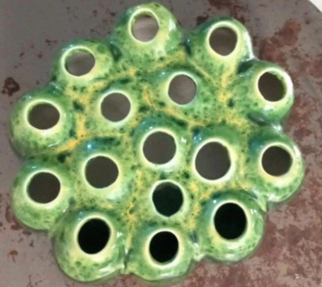 Aardewerk vaas groen, Ophalen