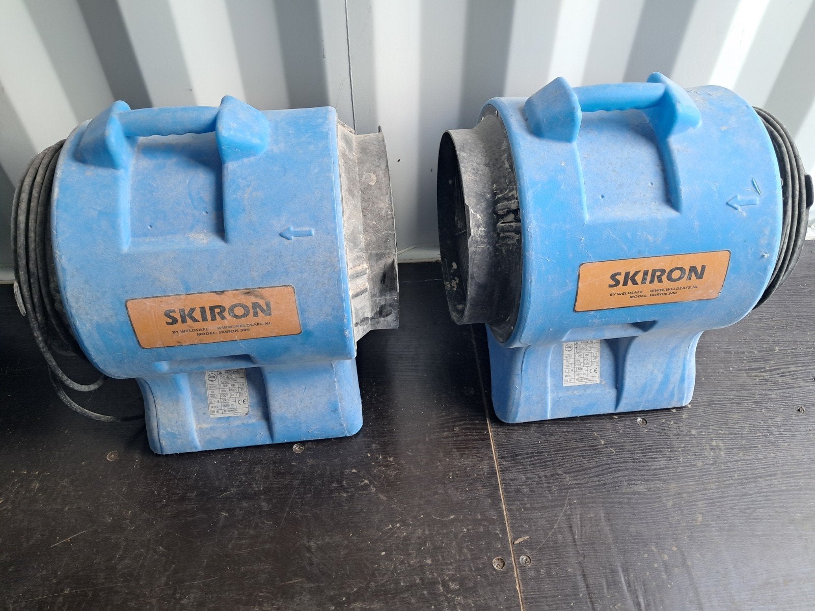 Skiron Industriële Ventilatoren (3 stuks), Witgoed en Apparatuur, Ventilatoren, Ophalen of Verzenden, Gebruikt, Overige